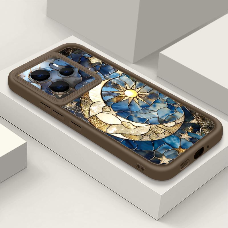 Creative Moon Patterned TPU Phone Case For Xiaomi 14T Pro 13T Pro Shockproof Soft Silicone Back Cover Fundas For Xiaomi 14T 13T