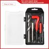 15 Pcs Thread erts M14x1.5 Female Thread Repairing Accessory Assortment Kit, Spark Plug Thread Repair Kit, Drill Helicoil Repair Kit, Thread Repair