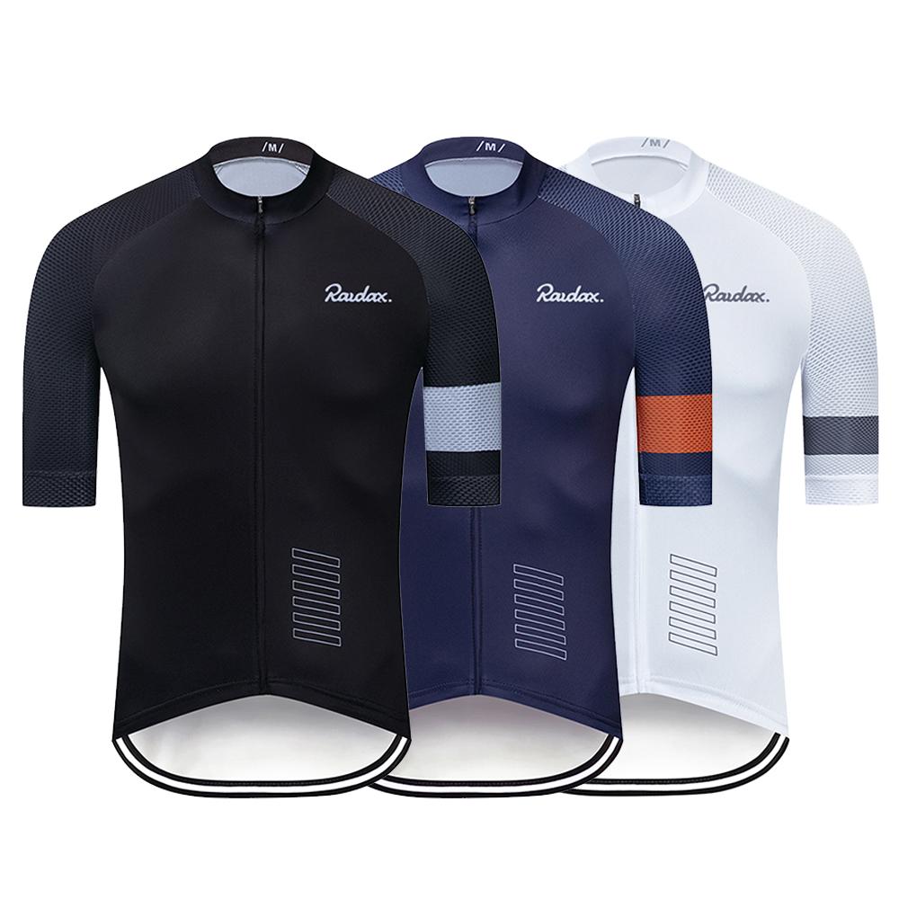 2026 Men Cycling Jersey Raudax Classic Black Cycling Racing Tops Short Sleeve Cyclist Clothes Shirt Maillot Summer Bicycle Bike Wear