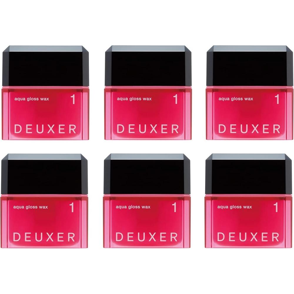 

Number 3 Deuxer Dewcer Aqua Gloss Wax 1 Set Of 6 Hair Wax Floral Berry Pink Set Of 6