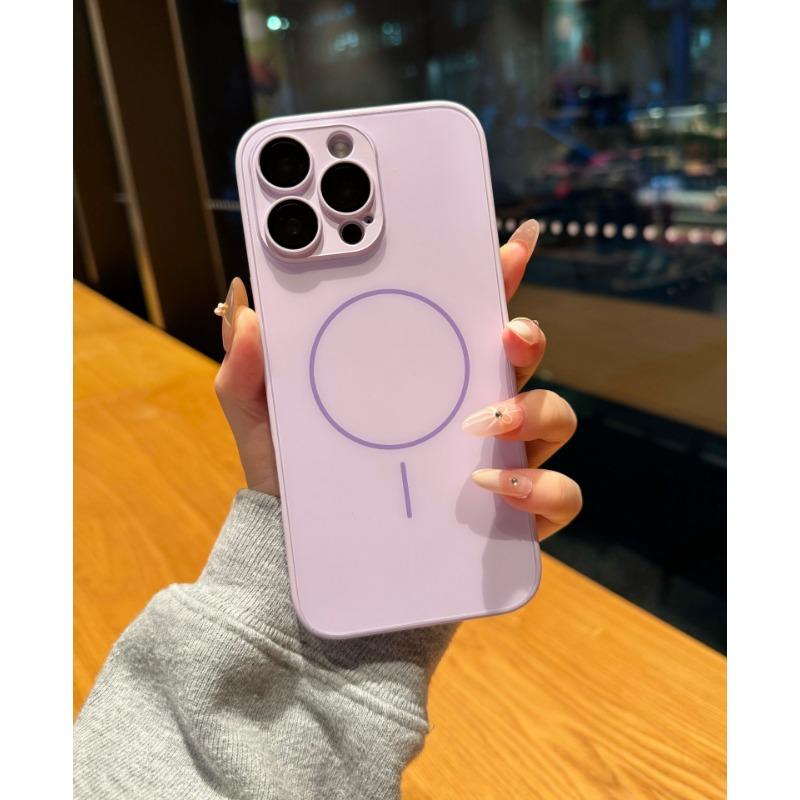 Applicable To IPhone 16 Matte AG Magnetic Suction Phone Case Apple 15 ProMax Full Pack Hard Shell 14 Anti Fall Protection Case