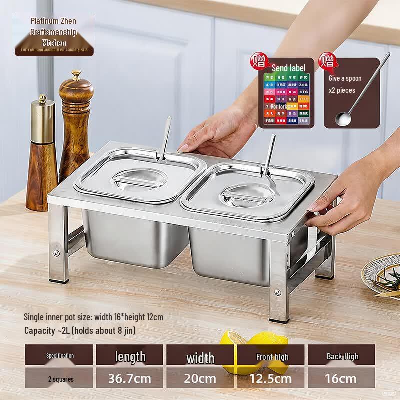 201 Stainless Steel Square Seasoning Rack