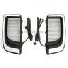 LED Lower Fairing Grills Turn Signal Running Lights for Harley Touring Road King Street Glide Ultra Limited 2014-2024