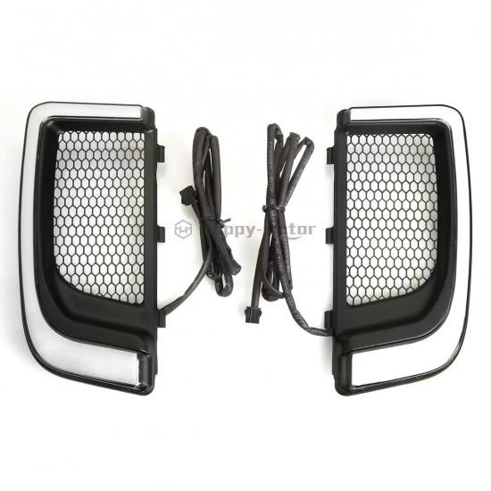LED Lower Fairing Grills Turn Signal Running Lights for Harley Touring Road King Street Glide Ultra Limited 2014-2024