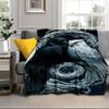 Night Owls In The Moonlight Blanket Flannel Blanket Throw Blanket Sofa Cover Blanket Soft Premium Blanket Picnic Blanket Tv Blanket Gifts