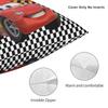 Custom Luxury Lightning McQueen Sport Race Car Cushion Cover 40x40cm Soft Pillow Case for Sofa Square Pillowcase