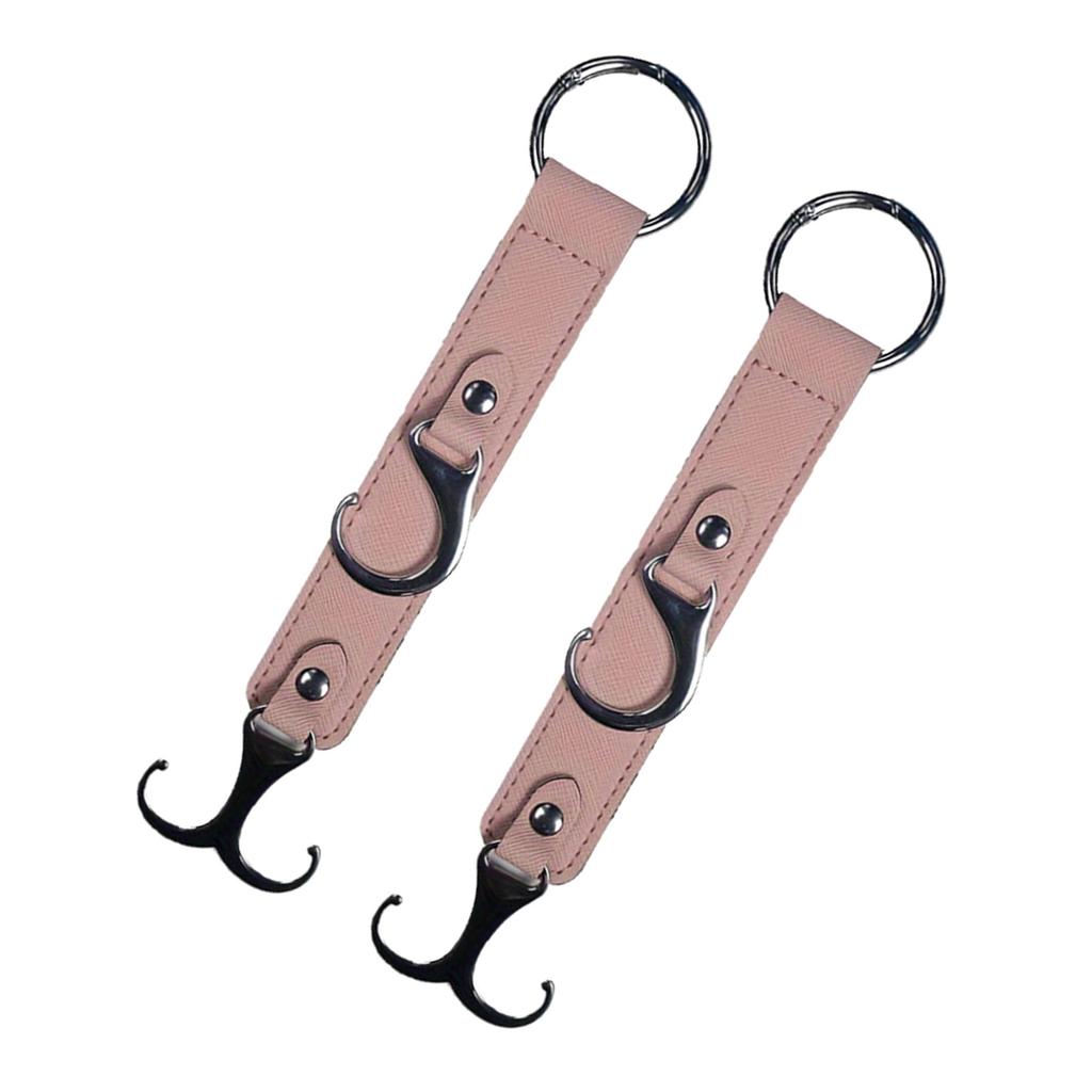 Car Hook for Headrest, Car Seats Back Storage Hook for Headrest, Headrest Leather Hook for Purses and Bags
