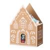 Christmas Gingerbread House Gift Box Small Christmas Candy Boxes for Cookies Chocolates Treats 3D House Shaped Paper Box for Holiday Party Favors
