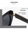 Women's Retro Large-Frame Polarized Sunglasses - Slimming & High-End Sun Protection for Driving.