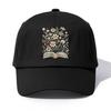1pc Flowers Print Baseball Cap for Adults Minimalist Retro Style Casual Soft Adjustable Dad Hat Perfect As Gift