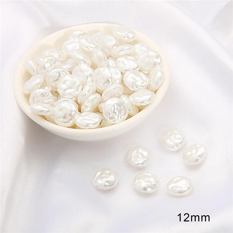Irregular ABS Imitation Pearls Beads Acrylic Loose Beads for Jewelry Making DIY Necklace Earrings Hairclip Bracelet Necklace