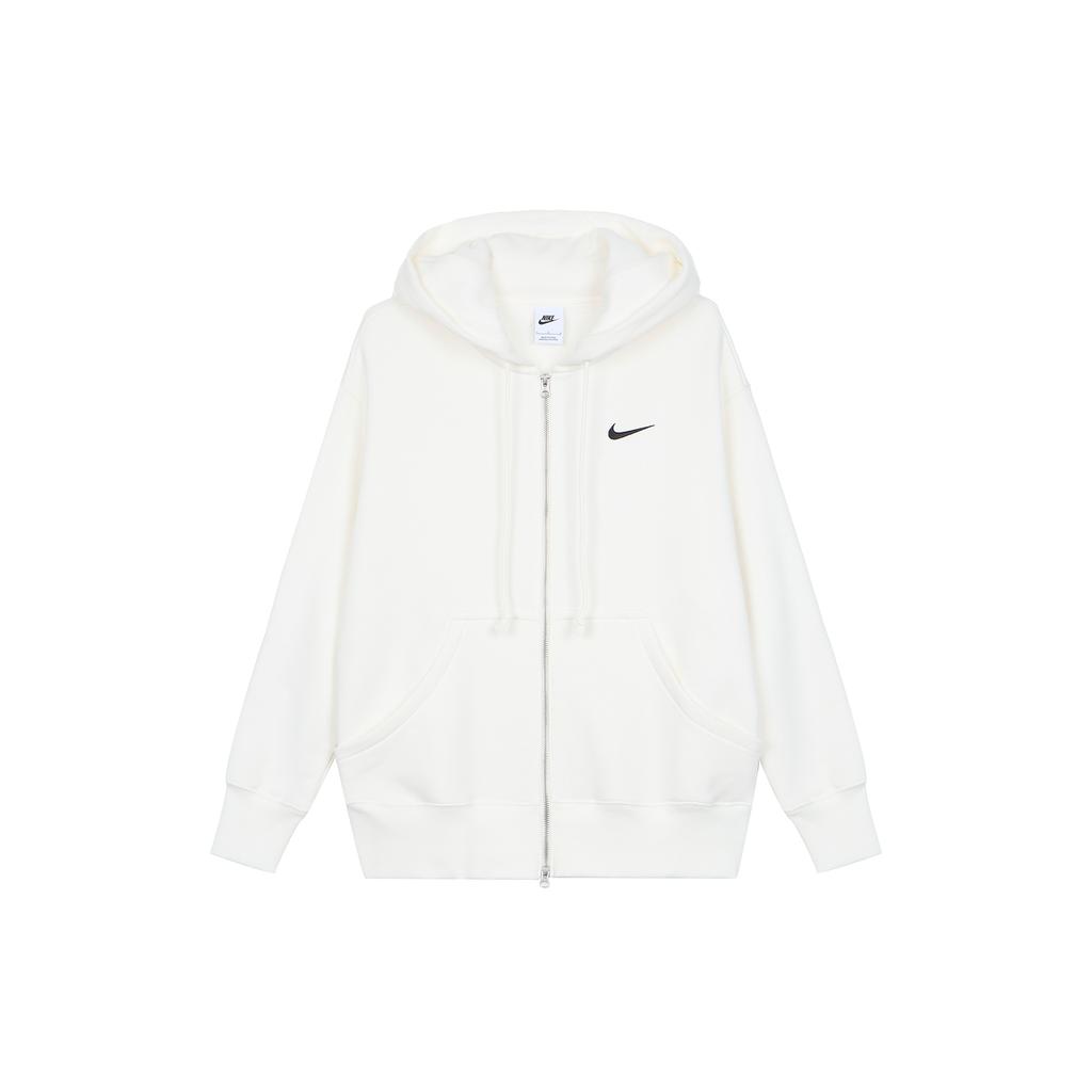 Nike Sportswear Phoenix Fleece Women's Ultra-Loose Full-zip Hoodie White DQ5759-133