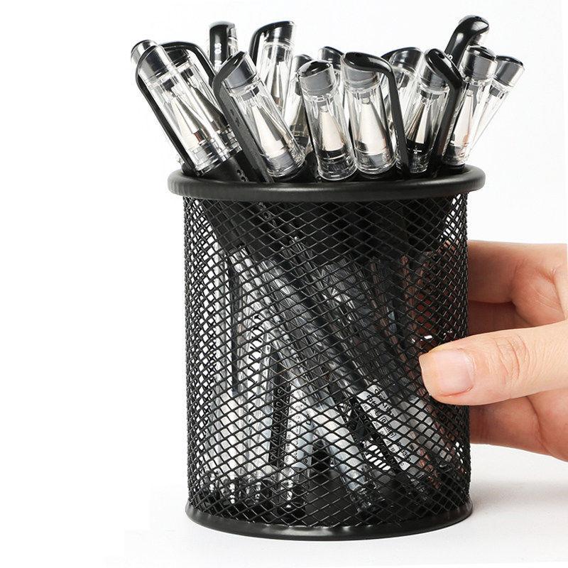 6/12 sztuk biurowy długopis żelowy szkolne pióro gładkie pisanie Test Roller znak długopis żelowy moda szkolne materiały biurowe praktyczne piśmienne pióro do podpisywania