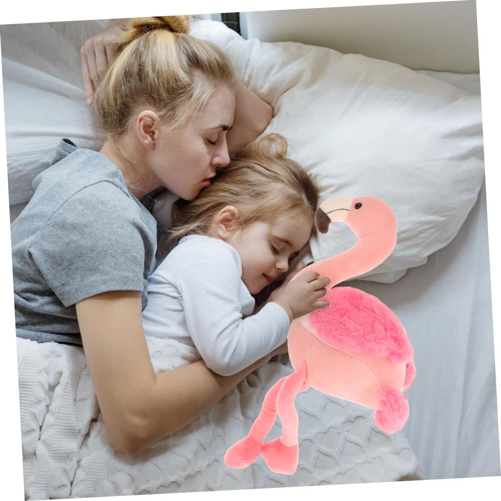 Flamingo Toy, Flamingo Stuffed Animal Plush Toy for Women and Babies, Quirky Pillow, Short, OUNONA