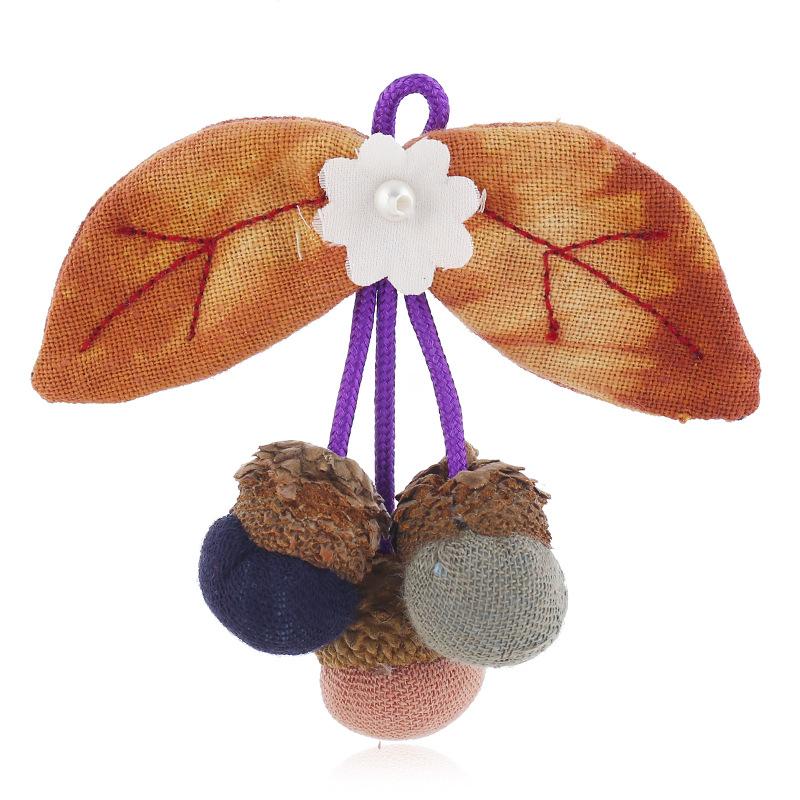 Original design handmade fabric embroidery brooch retro simple and elegant personality versatile corsage jacket bag accessories