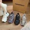 Neue kleine vielseitige atmungsaktive Sport- und Freizeitschuhe beliebte dicksohlige erhöhende Dad-Schuhe Damen Herbst
