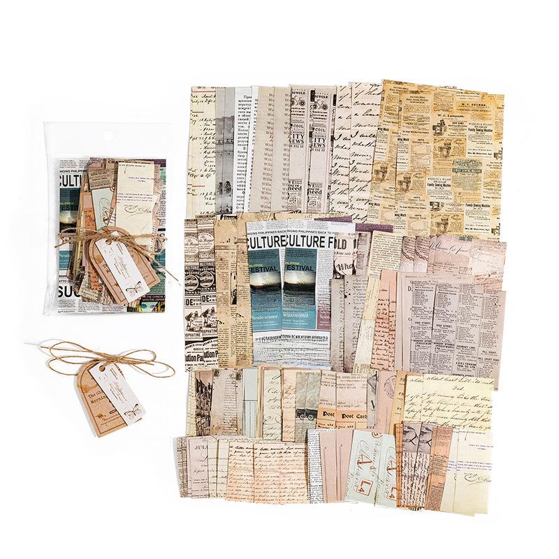Momo Serie Retro Collage Kit: Gedächtnis Postamt Leichtes Papier Sammlung für Handbücher