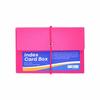 Modern Trading Card Case Study Card Box, Pink, 120688