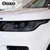 For Range Rover Sport L494 2014-Present 2 Pcs Car Headlight Tint Black Protective Film Transparent TPU Sticker Accessories