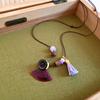 Fresh Fruit Peel Beaded Wood Necklace Clavicle Chain - Versatile Everyday Accessory