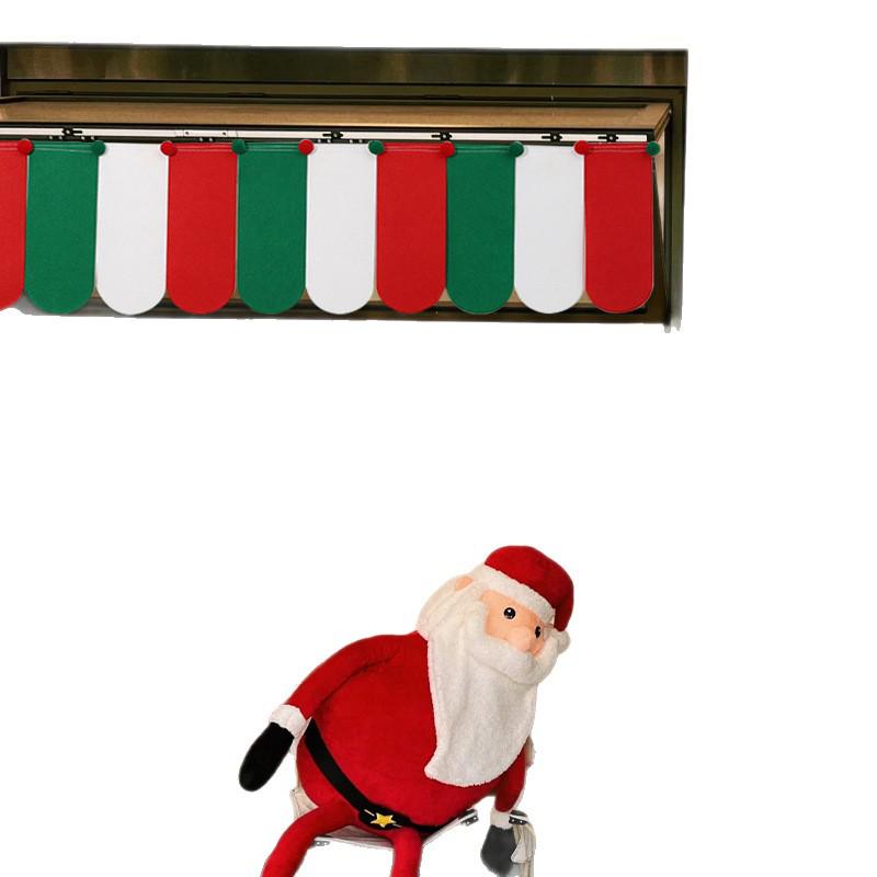 Guirlandes de fanions de Noël pour café ou décoration de chambre d'enfant