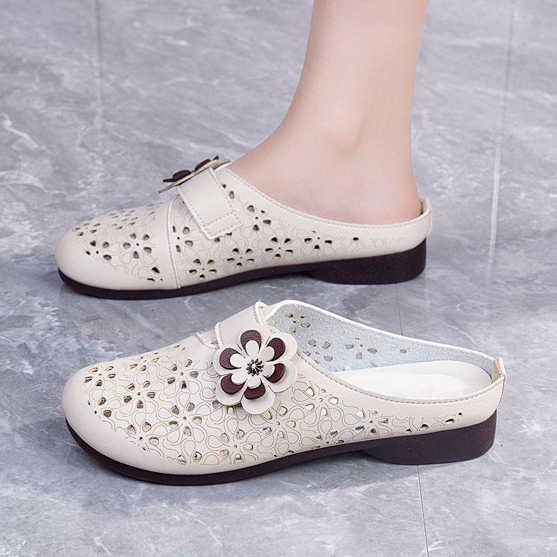 

Полутапочки с полым носком, дышащие, для женского летнего отдыха, универсальные, противоскользящие и удобные 35