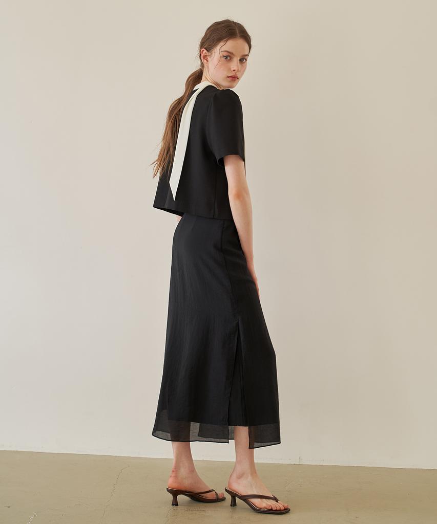 Peullobeu [S~Xl] Sheer Skirt Version 2 (Bk)