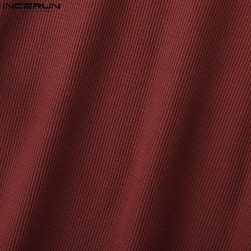 INCERUN Sommer Herren Ärmellos Einfarbig Seite zum Schnüren Lässig Textur Lange Tanktops