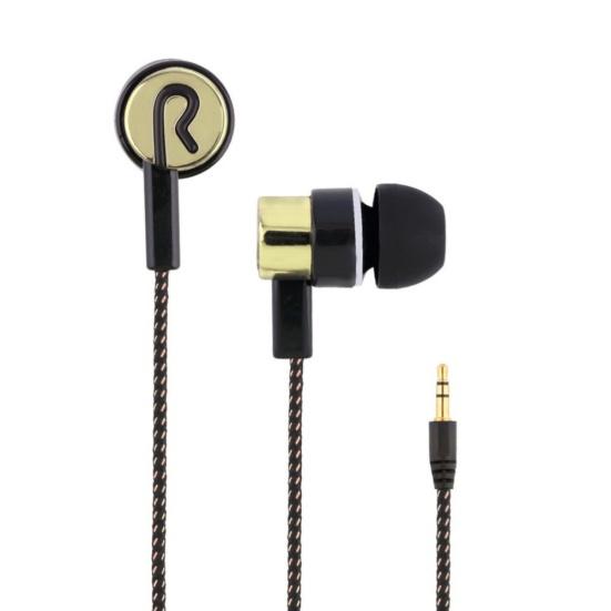 3.5mm Universal Braided Wired In-ear Earphone Stereo Headphone for Phone Tablet