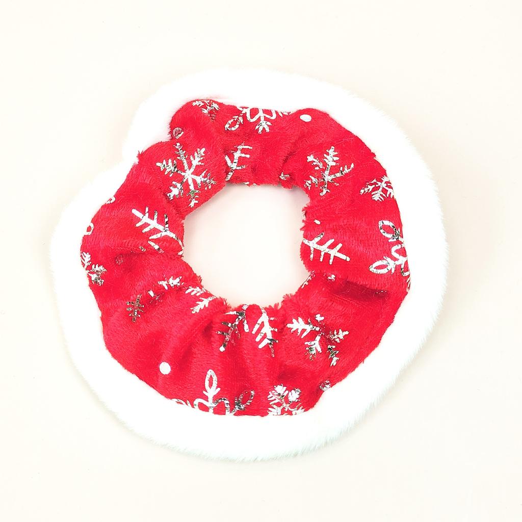 Nowa Świąteczna Opaska Cekinowa Dziewczęca Gumka do Kucyka Gumki do Włosów Aksamitna Gumka do Włosów Kreatywne Dziecięce Scrunchies Akcesoria do Włosów