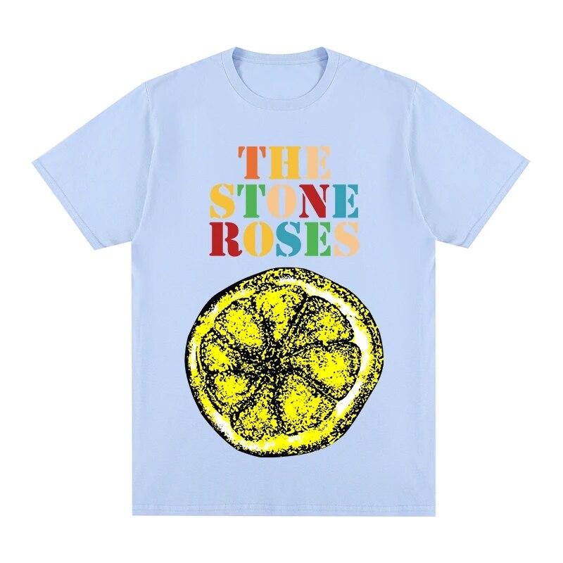 The Stone Roses Lemon T-shirt Cotton Unisex T shirt New TEE TSHIRT Womens Tops