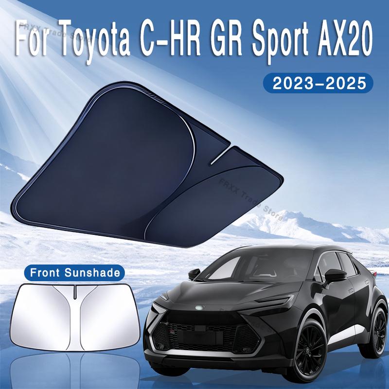Автомобильный солнцезащитный козырек для Toyota C-HR GR Sport AX20 2023 2024 2025 MK2 Солнцезащитный козырек на лобовое стекло Теплоизоляция Летние автомобильные аксессуары