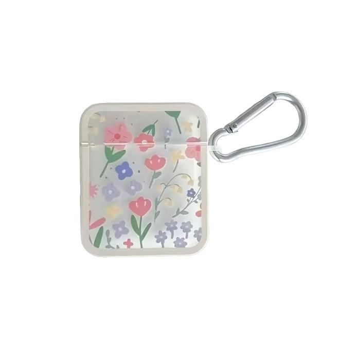 Literary small fresh flowers for AirPods 1 generation Pro earphone case Apple new third generation soft shell square