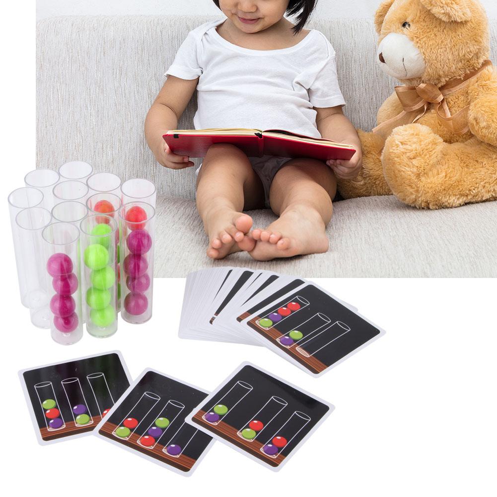 Kid Ball Inference Logic Thinking Test Tube Game Kids Problem Solving Early Educational Toy