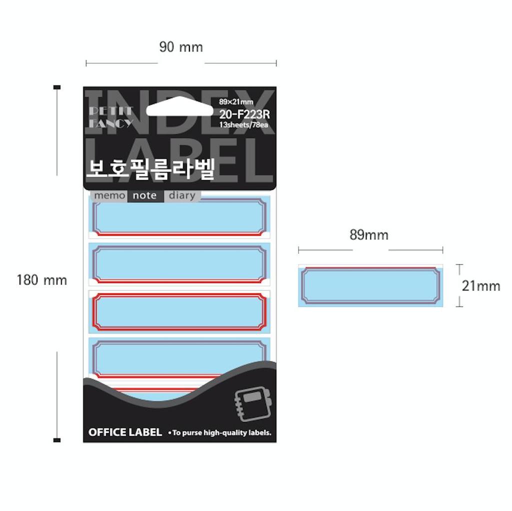 Petit Fancy Koruyucu Film İndeks Etiket Çıkartmaları (Her Birinden 10'ar adet) İndeks Etiketi / Kategori Etiketi / Ofis Etiketi / Etiket Çıkartmaları / İşaretleme Araçları - 42 Seçenek