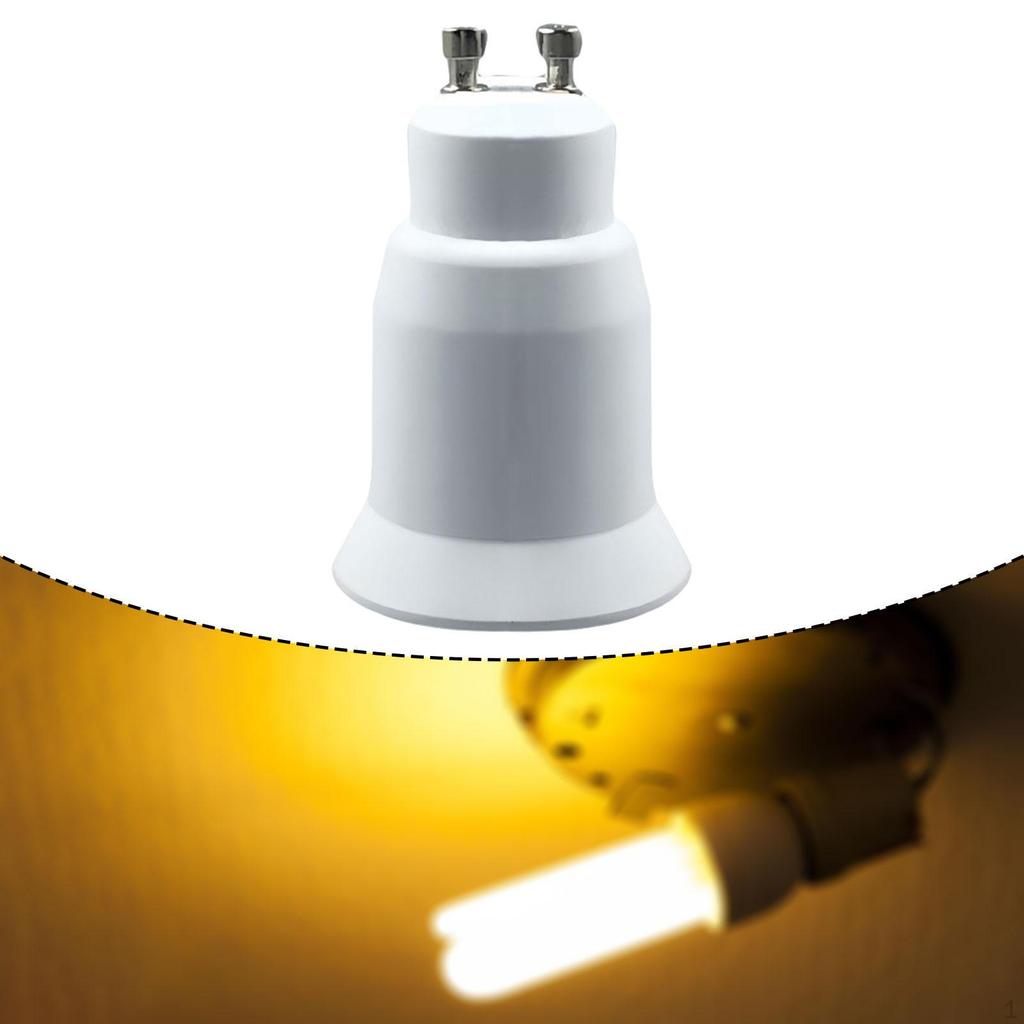 Adapter ,Base Converter ,Versatile Lamp Holder Conversion for B22, E27, E14, E40, Gu10, and G9