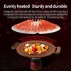 Griddle Pan For Stove Top Camping Skillet With Handles Windproof Portable Griddle For Grilling Camping Trip Outdoor Barbecue