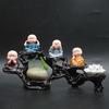 Zen Monk Figurine Ornament for Home Decor - Perfect for Living Room, Office, or Gift Displays
