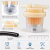 1/3Pcs Plastic Motorcycle Fuel Filter Inline Structure Gasoline Fuel Filter  Motorcycle Accessories