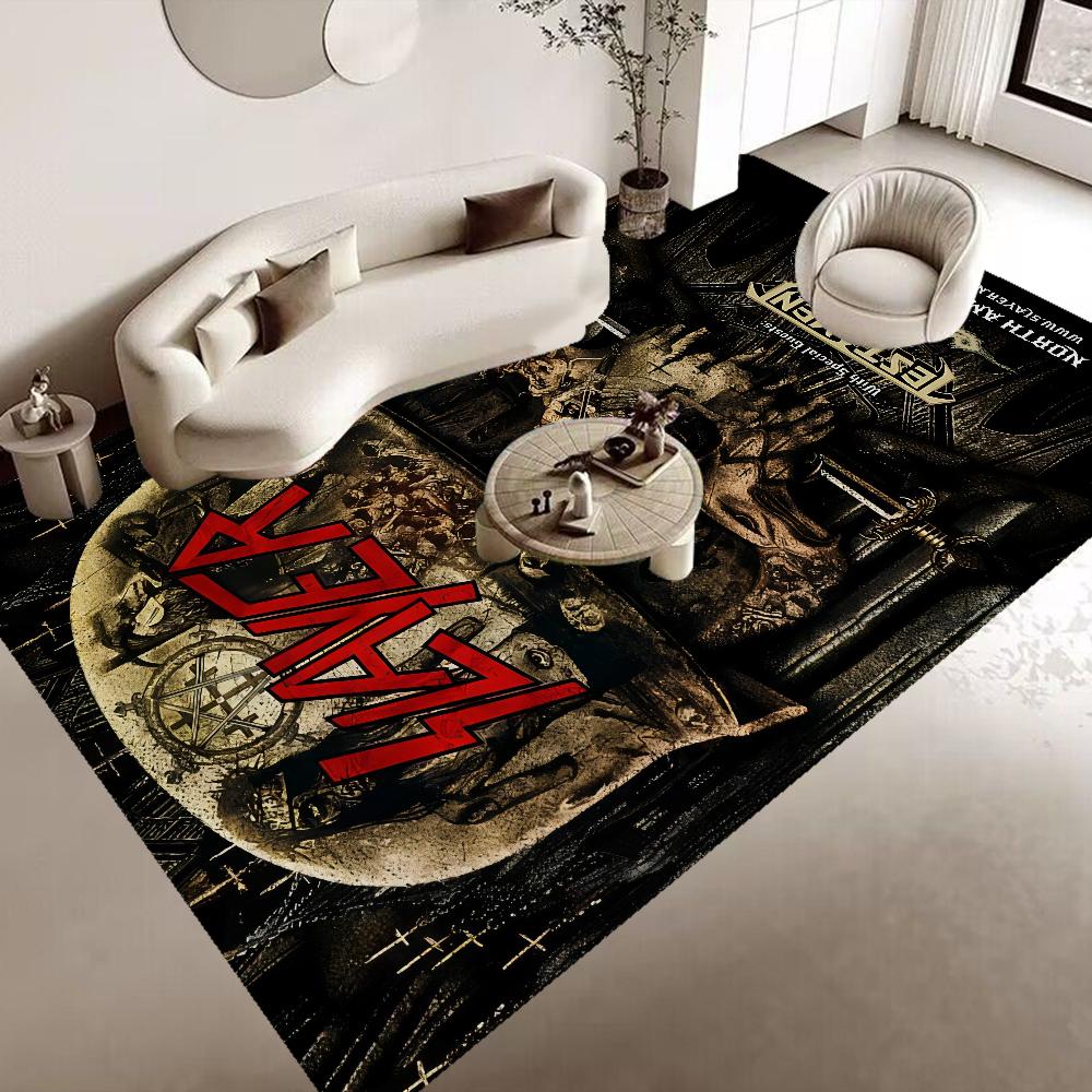Slayer Zespół Heavy Metal Muzyka Dywanik Podłogowy Antypoślizgowy Wchłaniający Wodę Długi Pasek Poduszka Mata do Sypialni Dywanik Powitalny