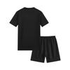 Men's  Sports  Leisure  Round  Neck  Short  Sleeves   And  Pull  Rope  Shorts  Set