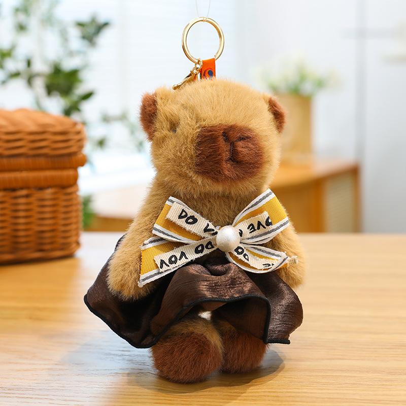 New Fragrance Creative Baseball Bear Plush Doll Keychain Bag Pendant Store Grab Doll Gift Goods