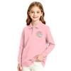 Girls Long Sleeve School Uniform Top Casual Print Shirt for Back to School