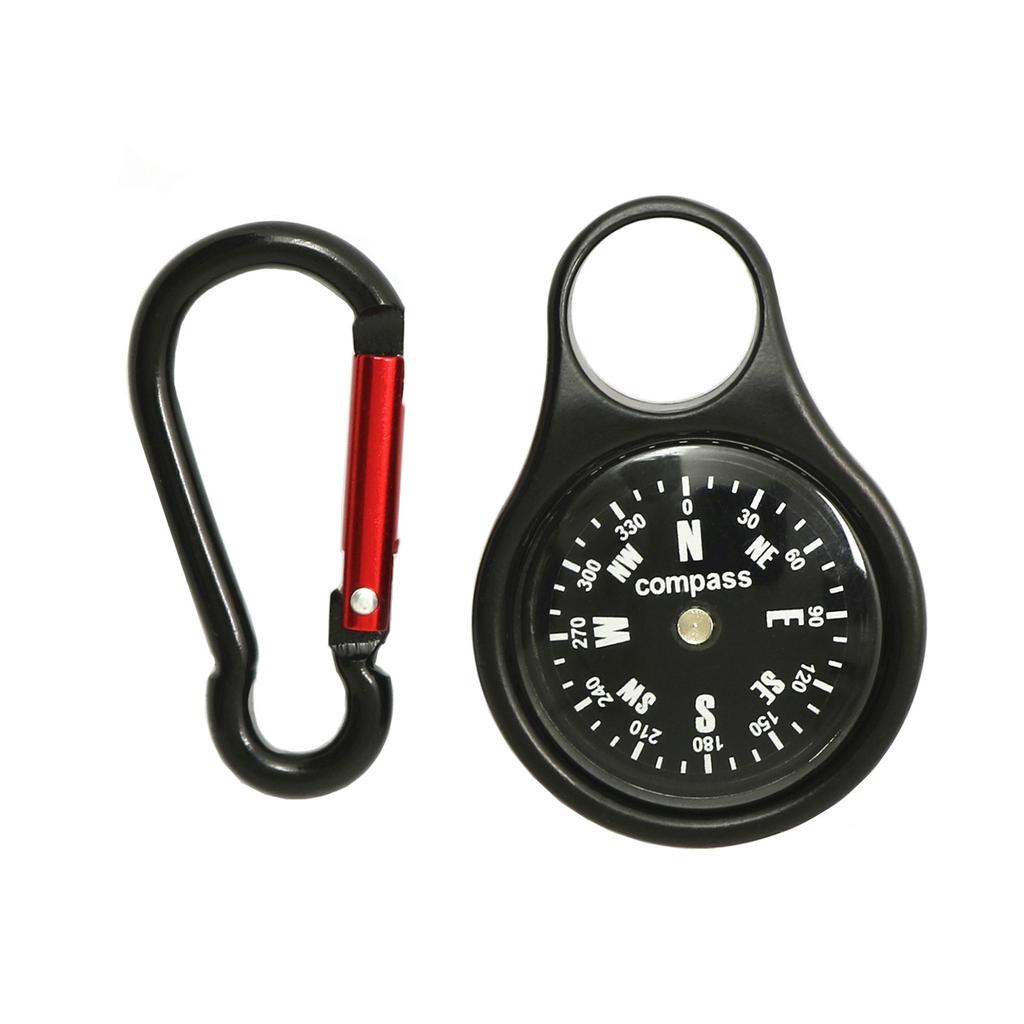 Backpack Keychain Carabiner Compasses Keychain Bulk Carabiner Belt Clips School Toy for Hiking, Camping Kid Key Chains