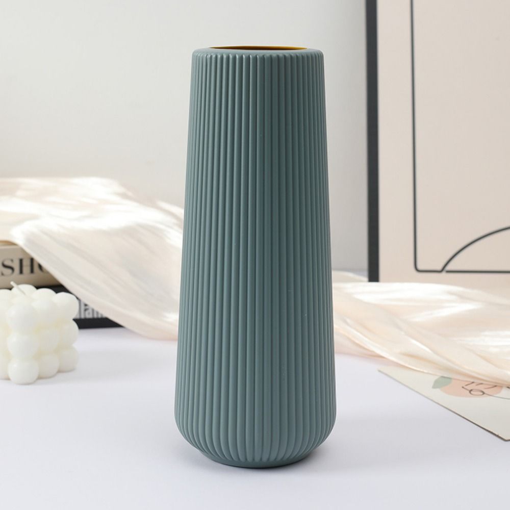 Vertikale Kunststoffvase Moderne Nordische Vase Ornamente Hydroponische Vase Wassergezogene Blumen