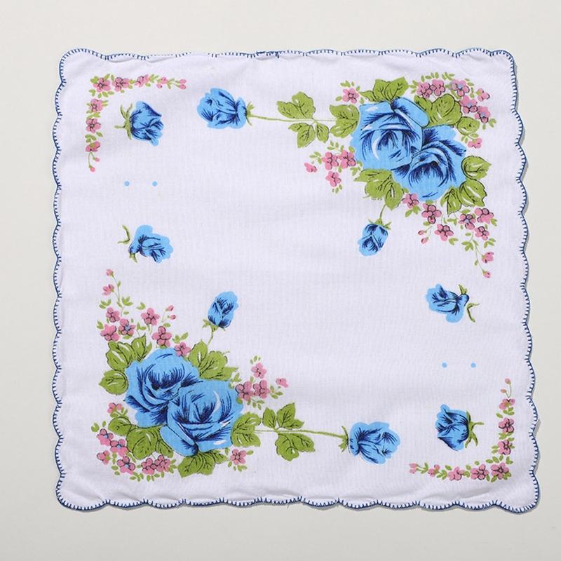 Pocket Handkerchiefs Toddler Face Towels 100% Cotton for Kids Girls Daily Use