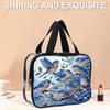 DIY Diamond Art Crystal Rhinestone Cosmetic Bag Large Capacity Diamond Dot Diamond Storage Pack for Cash Carry Daily Use Travel