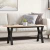 VidaXL Coffee Table Y-Frame, Side Table, Sofa End Table, Living Room Furniture, 110x40x45 Cm Pine Wood 3282711