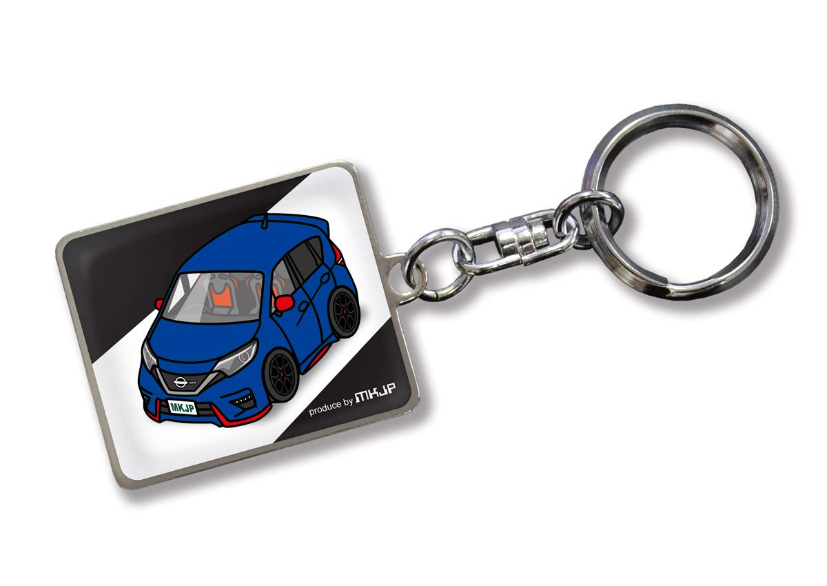

MKJP Кастомный брелок Nissan Note Nismo E12 База: Черный цвет автомобиля: синий