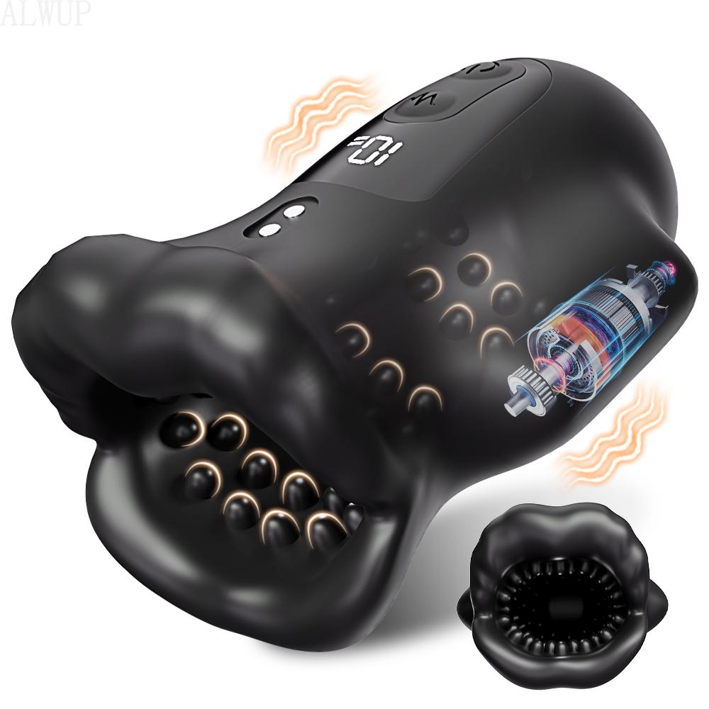 Sexy Adult Toys Penis Training Vibrator Tapping Stroker Stimulator Men Penis Masturbator Erotic Toys Penis Vibration Toys